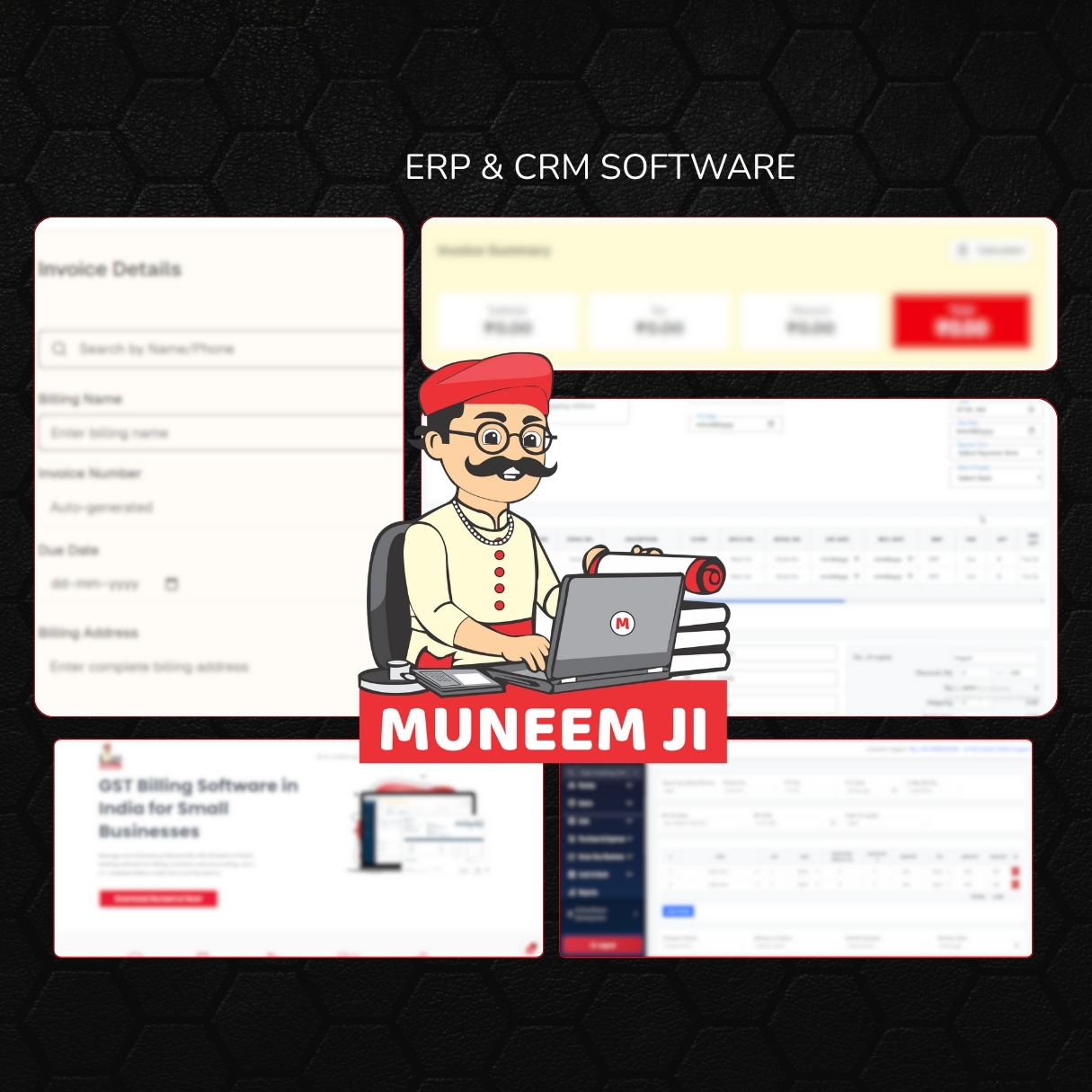 MuneemJii fintech web development project in India by AdMediaX